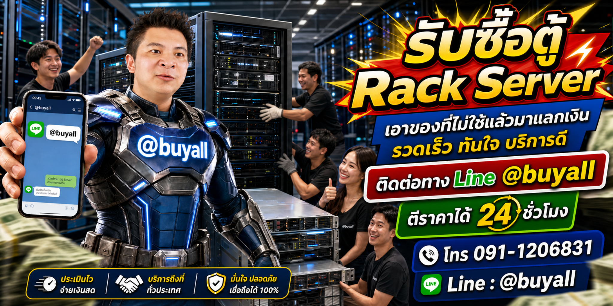 รับซื้อตู้ Rack Server ติดต่อง่ายตอบเร็วได้ 24 ชั่วโมง