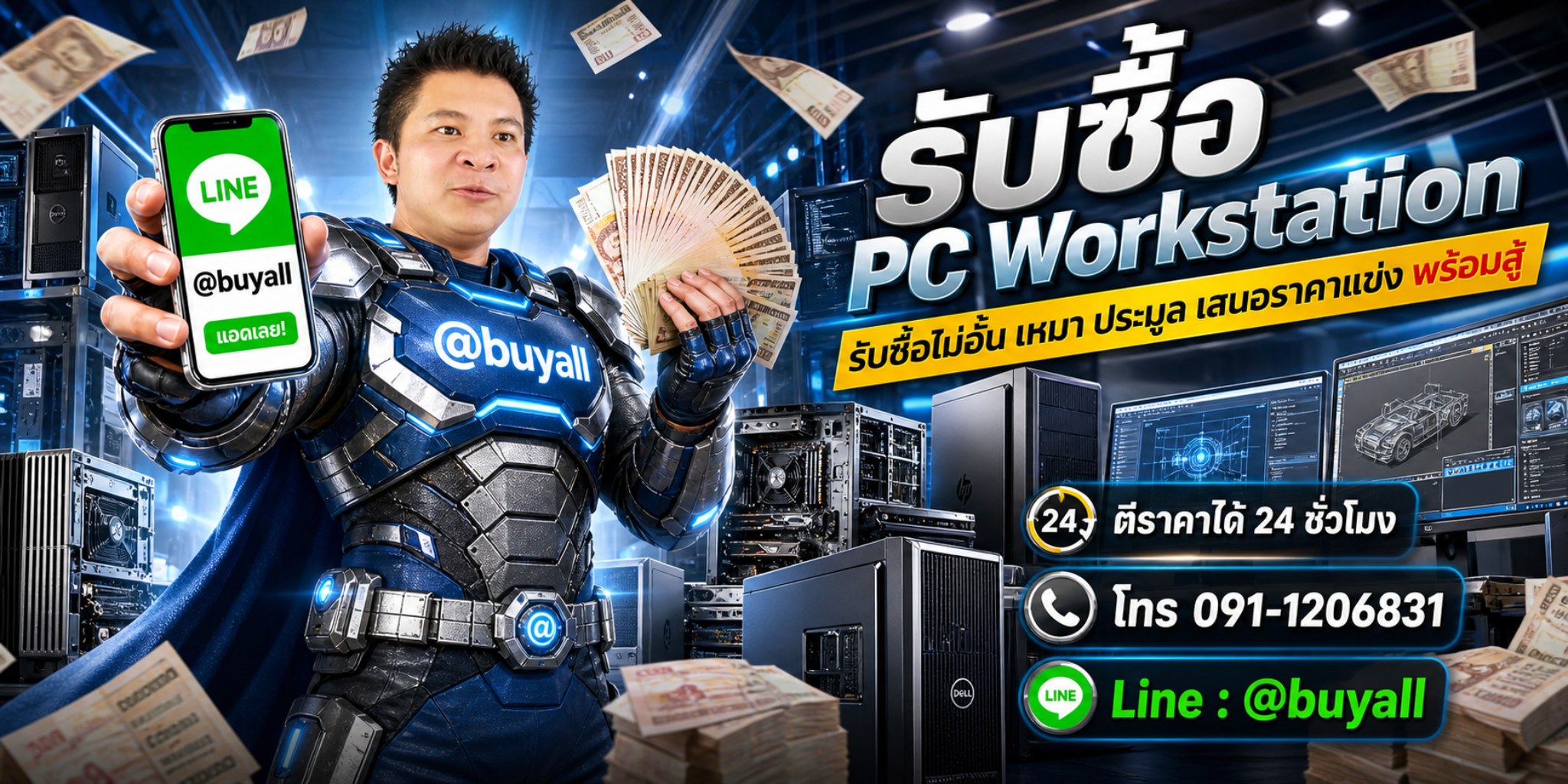 รับซื้อ Server และ PC Workstation บริการรับถึงที่ รวดเร็วทันใจ ฟรีค่าบริการ
