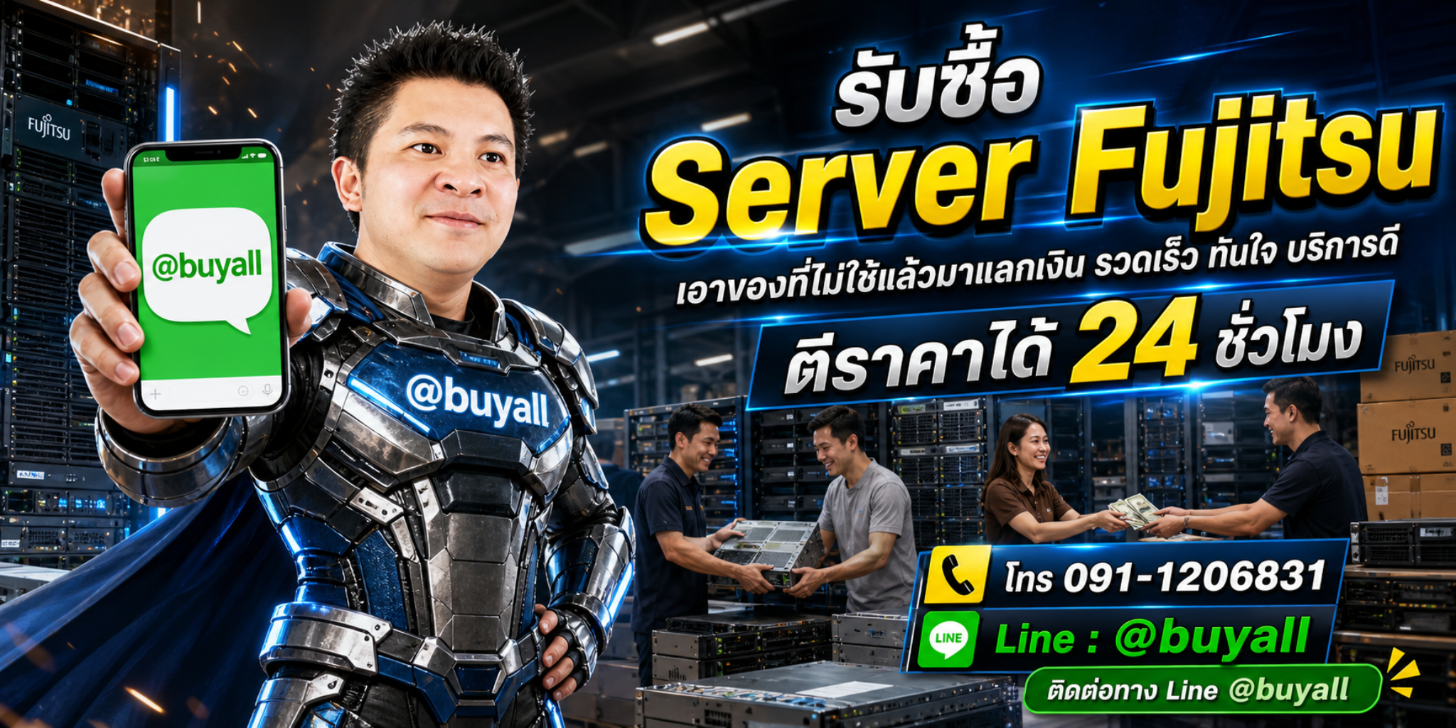 รับซื้อ Server Fujitsu เอาของที่ไม่ใช้แล้วมาแลกเงิน รวดเร็ว ทันใจ บริการดี