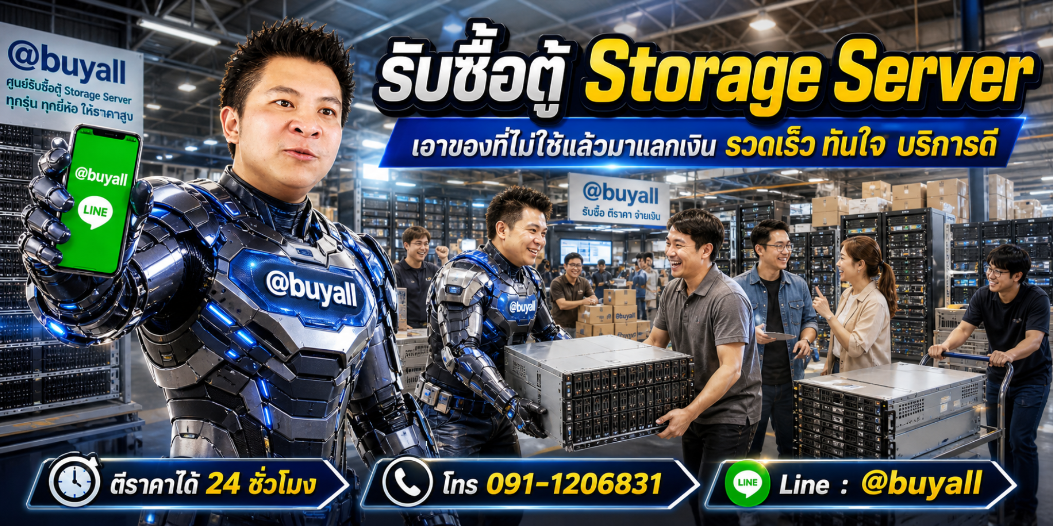 รับซื้อตู้ Storage Server ติดต่อง่ายตอบเร็วได้ 24 ชั่วโมง
